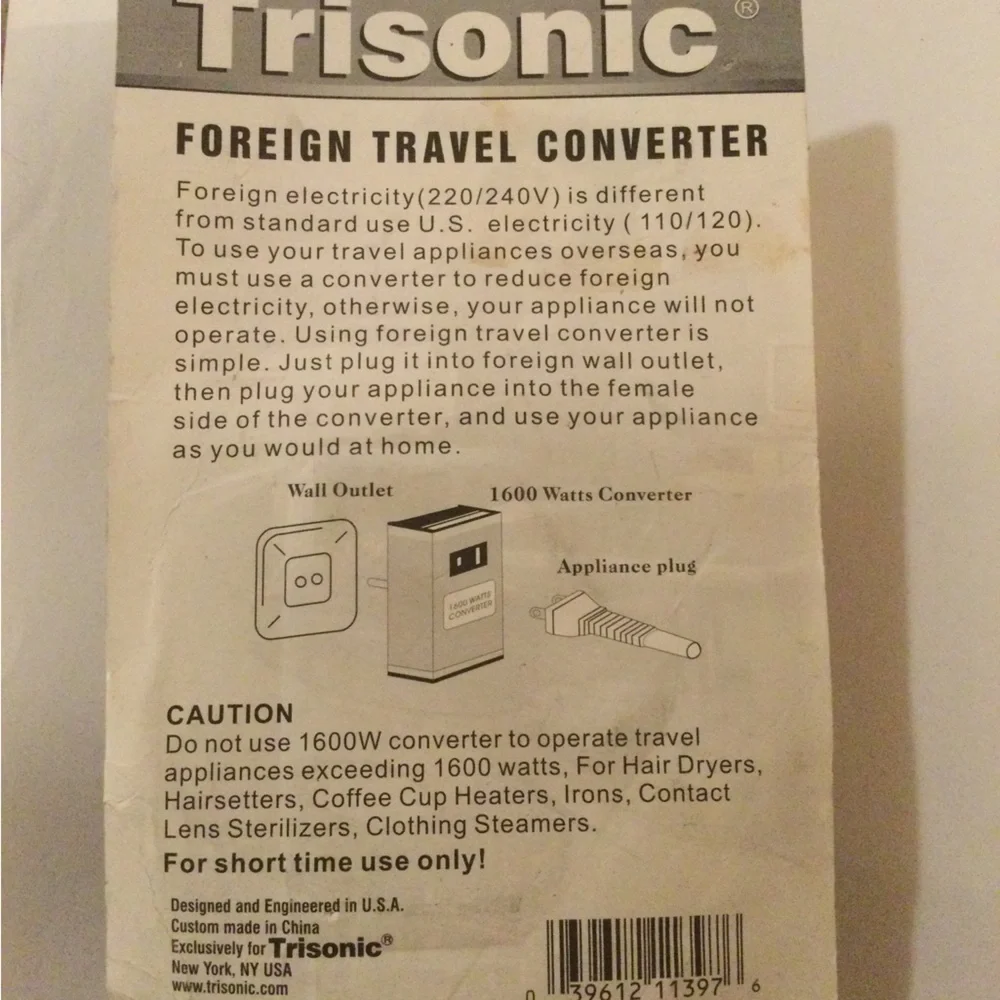 N/A trisonic foreign